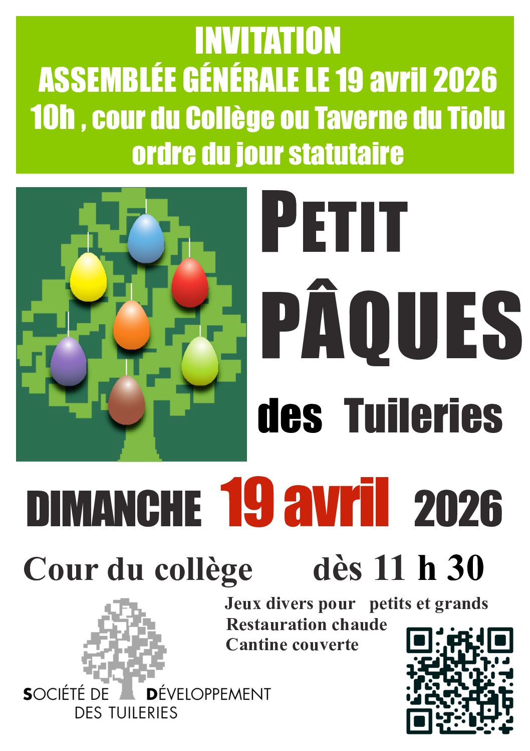 affiche petit pâques des tuileries
