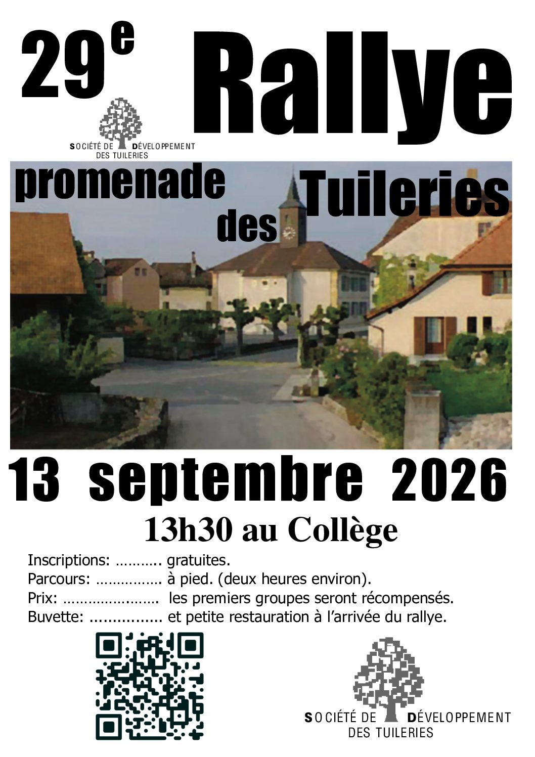 affiche rallye 2023 des tuileries
